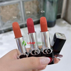 Son Thỏi Dior Rouge Velvet 314 Grand Bal - Cam Gạch (Nắp Nam Châm)