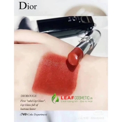 Son Thỏi Dior Addict Hydrating Shine 740 Saddle - Đỏ Gạch