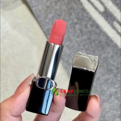 Son Thỏi Dior Rouge Velvet 558 Grace - Hồng Nâu (Nắp Nam Châm)