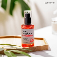 Tinh chất ốc sên đen giảm sẹo lõm - sẹo mụn Some By Mi Snail Truecica Miracle Serum