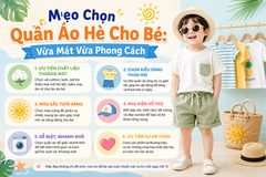 Mẹo Chọn Quần Áo Hè Cho Bé: Vừa Mát Vừa Phong Cách