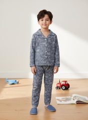 Bộ cotton trẻ em - bé gái ĐG002 4/10 TSD06