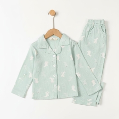 Bộ cotton trẻ em - bé gái ĐG002 4/10 TSD06