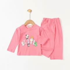 Bộ cotton trẻ em - bé gái ĐG003 1/7