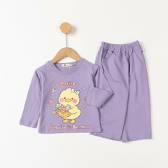 Bộ cotton trẻ em - bé gái ĐG003 1/7