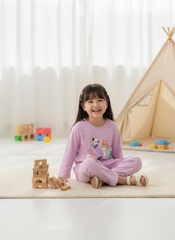 Bộ cotton trẻ em - bé gái ĐG003 1/7