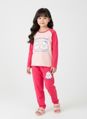 Bộ cotton trẻ em - bé gái ĐG001 8/14