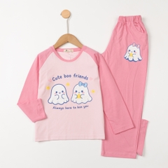 Bộ cotton trẻ em - bé gái ĐG001 8/14