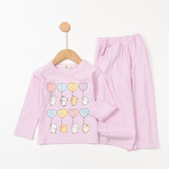 Bộ cotton TE-bé gái ĐG003 2/10 TSD05