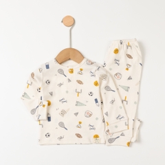 Bộ cotton TE-bé trai ĐB007 9/36m sơ sinh