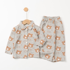 Bộ cotton trẻ em - bé gái ĐG002 2/10 TSD13