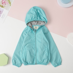 Áo gió trơn Bé trai, bé gái chun kẹp size 2/7 tuổi