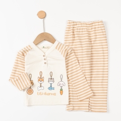 Bộ cotton trẻ em-bé gái ĐG003 2/10