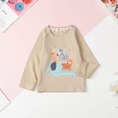 Áo Bé trai cotton thu đông in hình size 2/8T x24