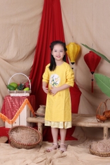 Áo dài đính hoa size 7/12 x20