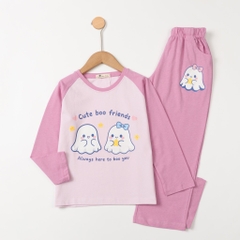 Bộ cotton trẻ em - bé gái ĐG001 8/14