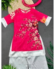 Áo dài phối hình quạt 1-5T. x20