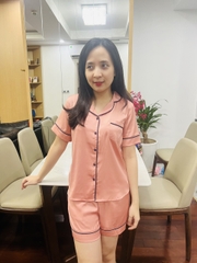 Bộ Pijama lụa Emma quần đùi