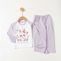 Bộ cotton trẻ em - bé gái ĐG003 2/10