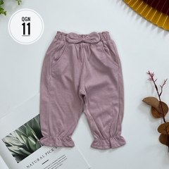Quần bé gái thu đông nơ bo gấu 1/7T