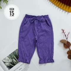 Quần bé gái thu đông nơ bo gấu 1/7T