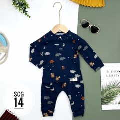Bộ sơ sinh cotton PC 6/36m x22