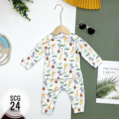 Bộ sơ sinh cotton PC 6/36m x22