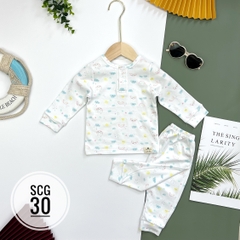 Bộ sơ sinh cotton PC 6/36m x22