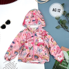 Áo gió họa tiết bé trai/bé gái size 6/10T