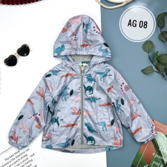 Áo gió họa tiết bé trai/bé gái size 6/10T