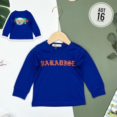 Áo bé trai cotton thu đông nhiều màu size đại 8/16