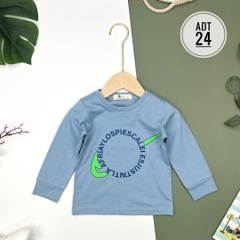 Áo bé trai cotton thu đông nhiều màu size đại 8/16