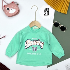 Áo cotton trẻ em - Chun tay Bé Gái