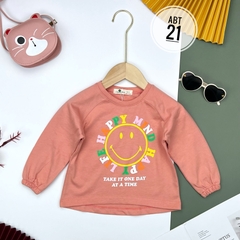 Áo cotton trẻ em - Chun tay Bé Gái