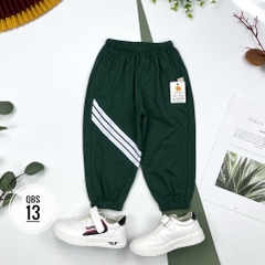 Quần BT cotton sọc ngang bo gấu 1/10
