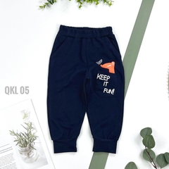Quần dài bé trai cotton 4 chiều  vải dày  1/5T