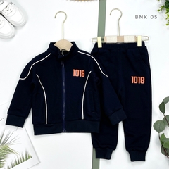 BNK- Bộ nỉ da cá BT, BG in số 1018  size10/16