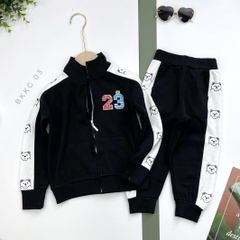 BNBO-Bộ nỉ bogen in số 23 kéo khóa 2/7