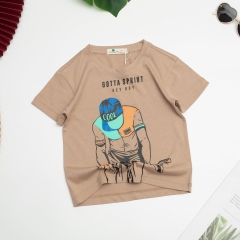 ABT01-Áo cotton ngắn tay Bé trai size nhí 1/7