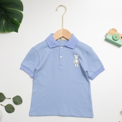 Áo có cổ in gấu bé trai, bé gái size đại 8/16 tuổi