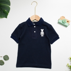 Áo có cổ in gấu bé trai, bé gái size đại 8/16 tuổi