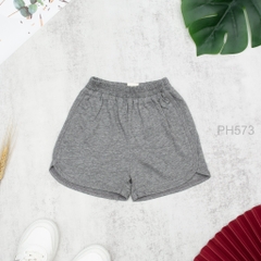 Quần cotton TE đùi BT, BG trơn lé 2/8