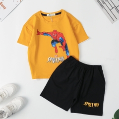 Bộ Bé trai spiderman ngắn tay 3/10T