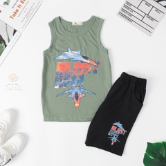 Bộ Bé trai sát nách Litibaby in hình 6/14T