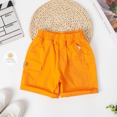 Quần vải dài kẻ caro BG, BT sooc kaki 1 túi cúc 6/16 x23