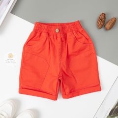 Quần vải dài kẻ caro BG, BT sooc kaki 2 túi giả 6/16