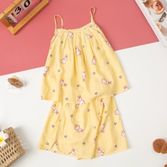 Bộ lanh Bé gái 2 dây size 2/7 tuổi