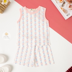 Bộ cotton TE sợi tre HQ sát nách 1/5