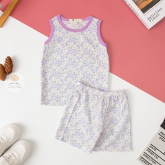 Bộ cotton TE sợi tre HQ sát nách 1/5