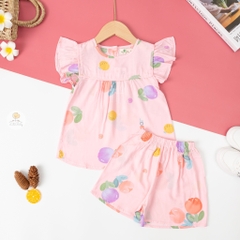 Bộ lanh Bé gái tay cánh tiên size 2/8 tuổi